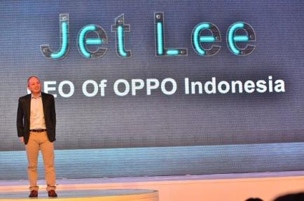 Sambutan dari CEO OPPO Indonesia Bapak Jet Lee